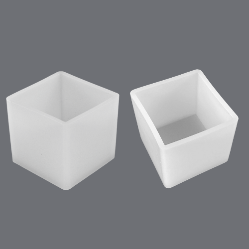 Cube square silicone mould for resin and casting deep molds