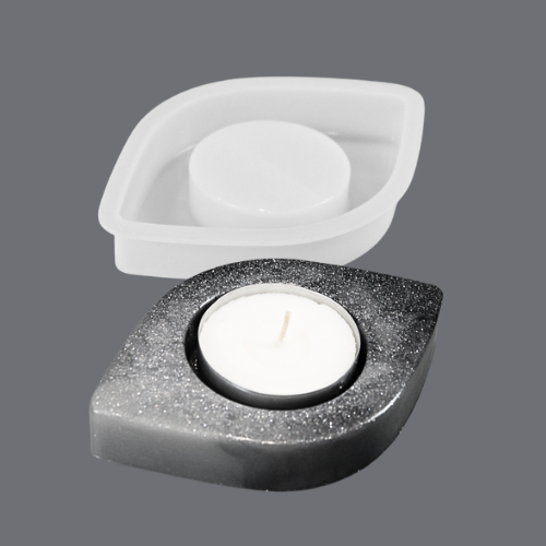 Eye shaped tealight mould for large candle