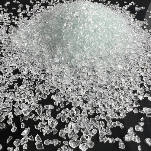 2-4mm clear crushed glass